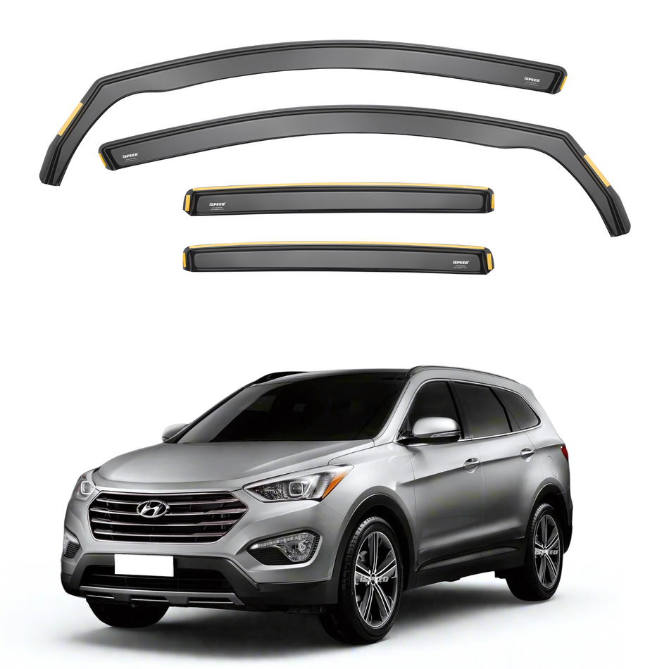 Hyundai Santa Fe MK3 2012-2018 Wind Deflectors 4pc Set