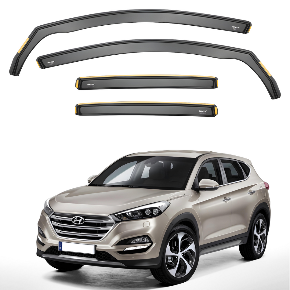 Hyundai Tucson MK3 2015-2020 Wind Deflectors 4pc Set