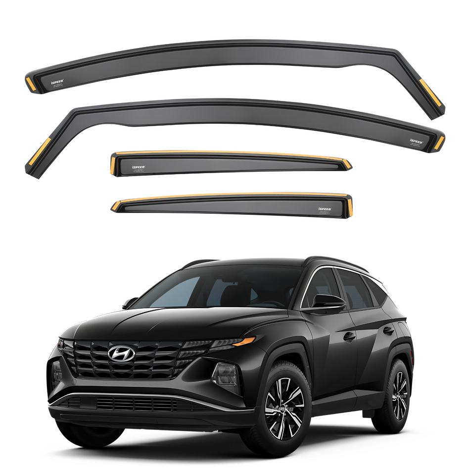 Hyundai Tucson MK4 2020-2025 5-Door SUV Wind Deflectors 4pc Set