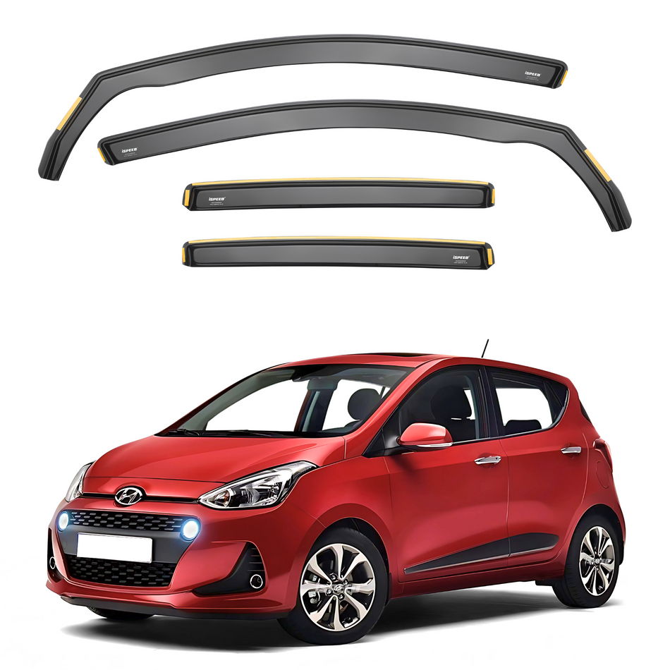 Hyundai i10 MK2 2013-2019 5-Door Hatchback Wind Deflectors 4pc Set