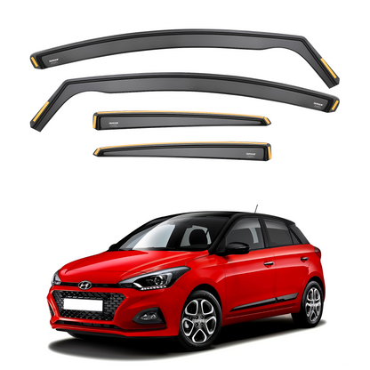 Hyundai I20 MK2 2015-2020 5-Door Hatchback Wind Deflectors 4pc Set