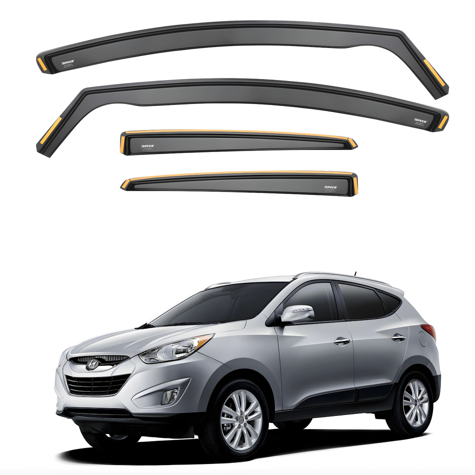 Hyundai IX35/Tucson MK2 2010-2015 5-Door SUV Wind Deflectors 4pc Set