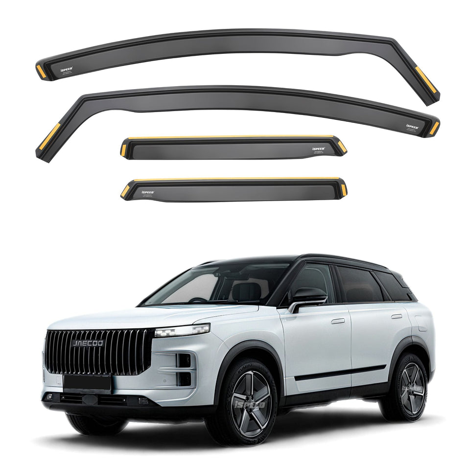 ISPEED Jaecoo 7 2023-2026 5-Door SUV Wind Deflectors 4pc Set - 2023 2024 2025 2026