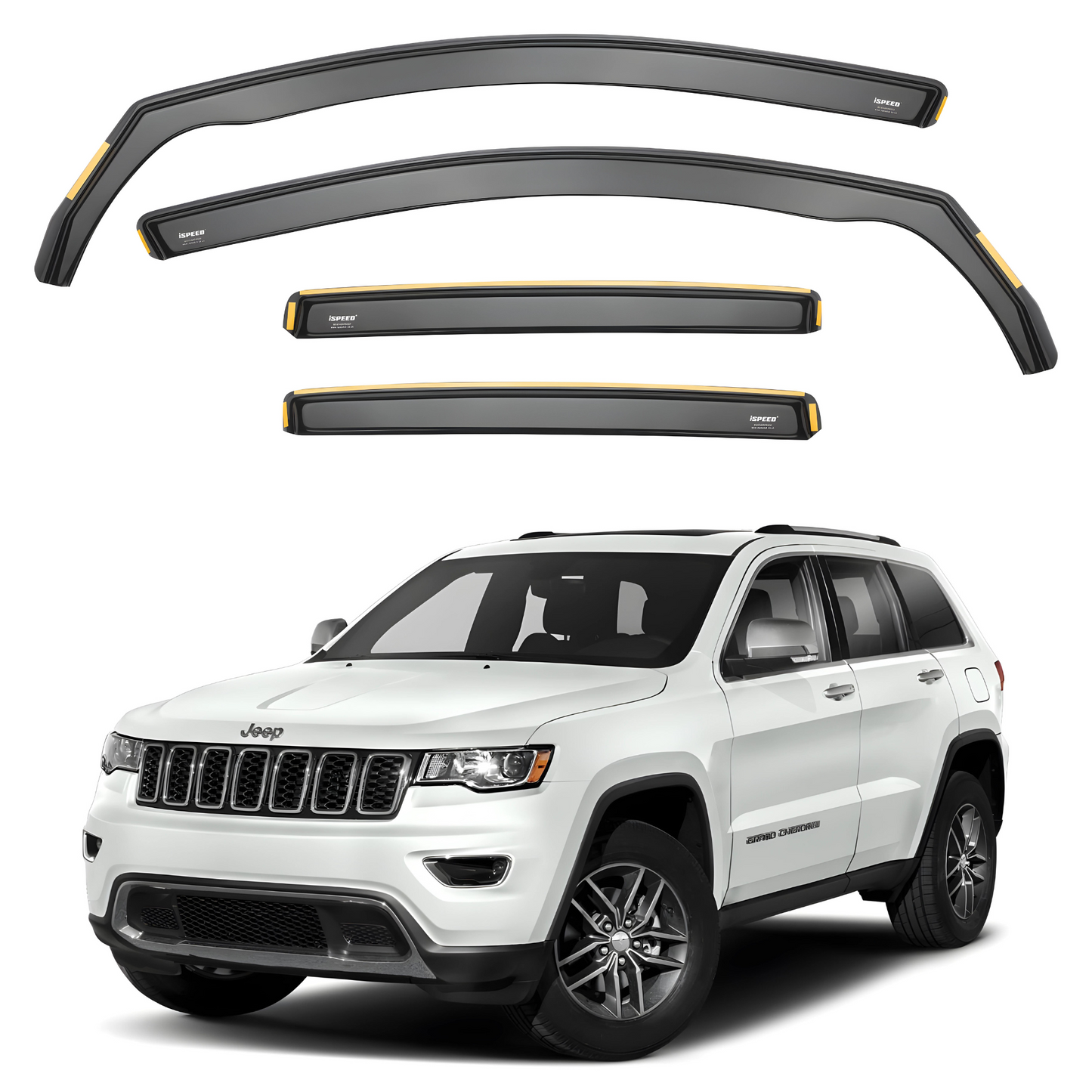 Jeep ISPEED® Tinted Wind Deflectors