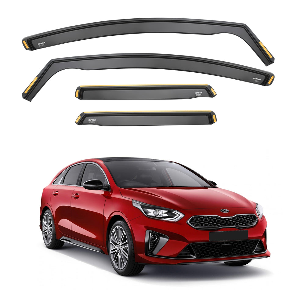 Kia ProCeed MK3 2018-2025 5-Door Hatchback Wind Deflectors 4pc Set
