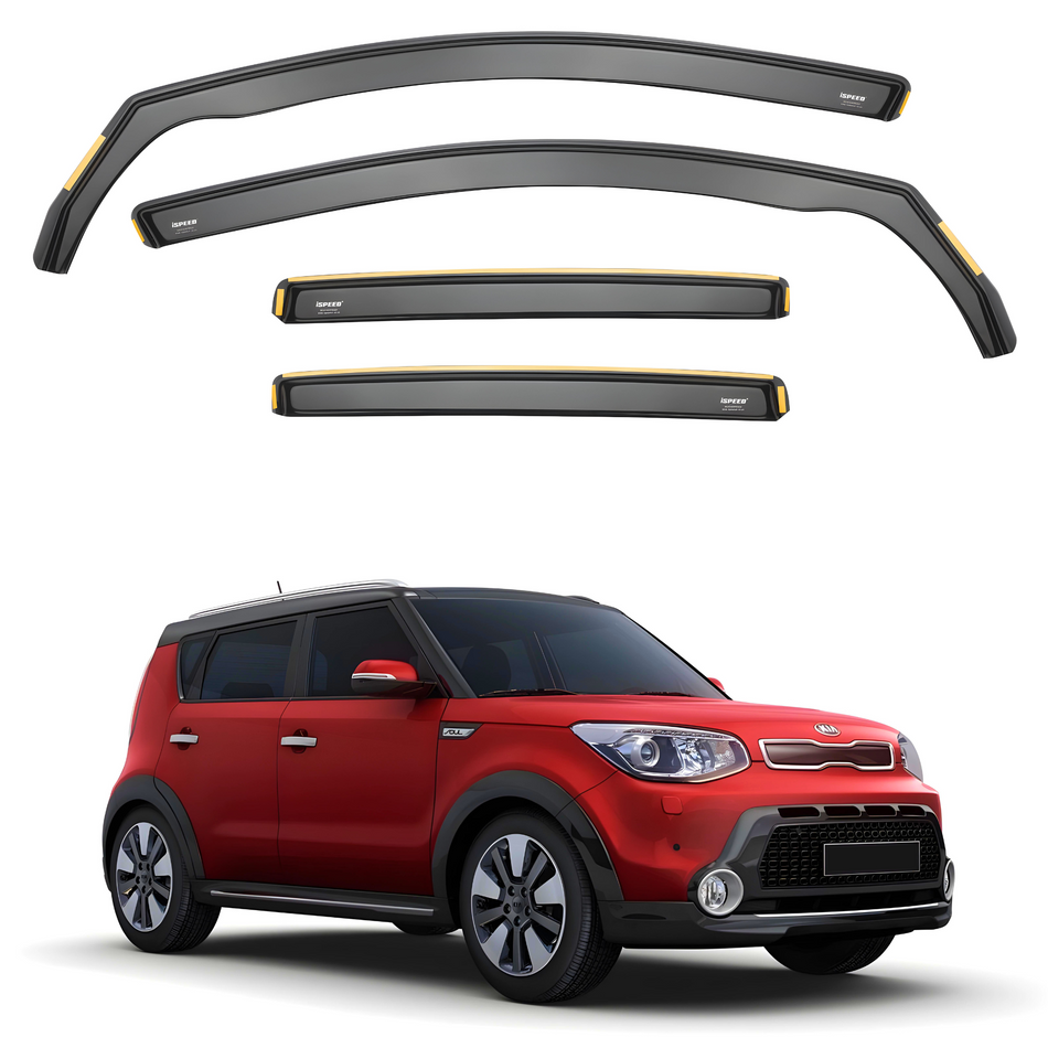 Kia Soul MK2 2014-2019 Wind Deflectors 4pc Set