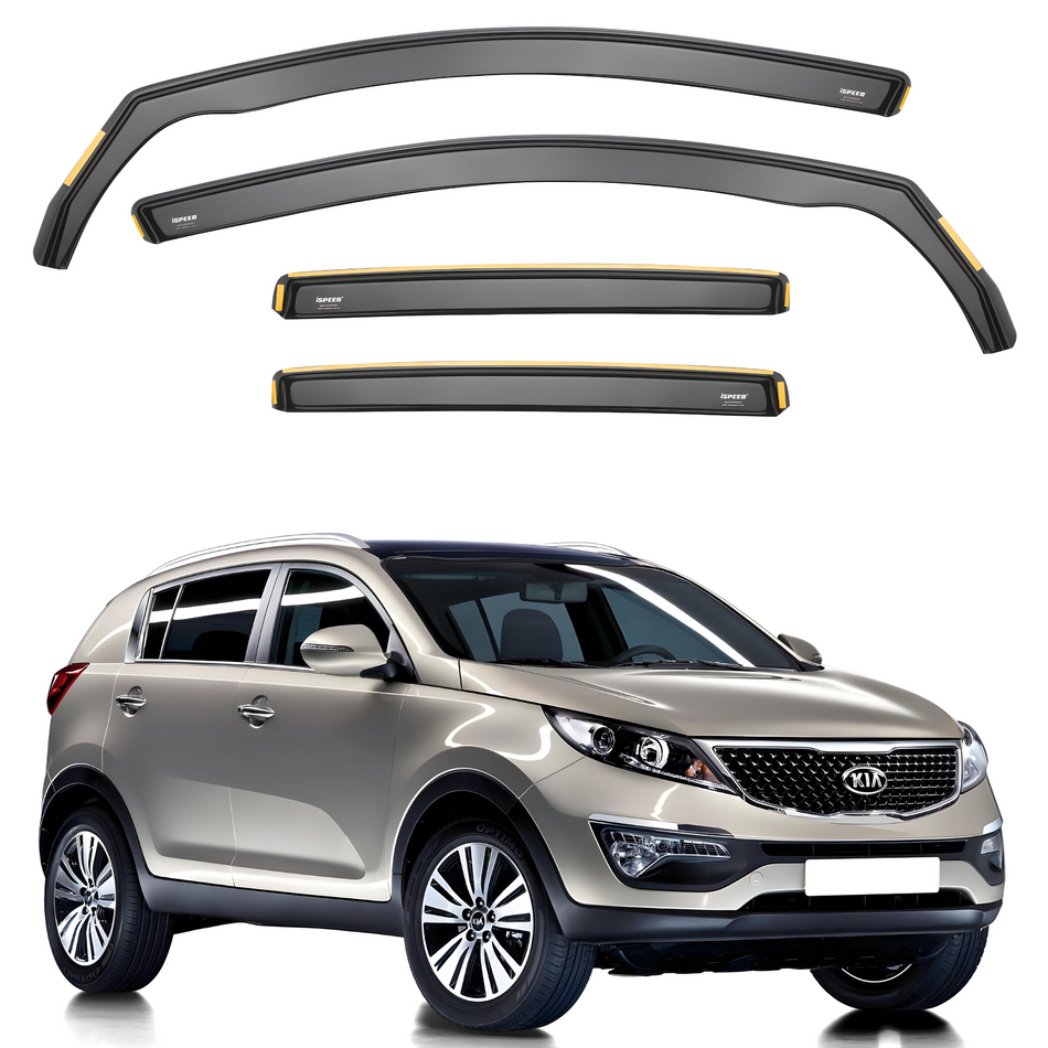 Kia Sportage MK3 2010-2015 Wind Deflectors 4pc Set