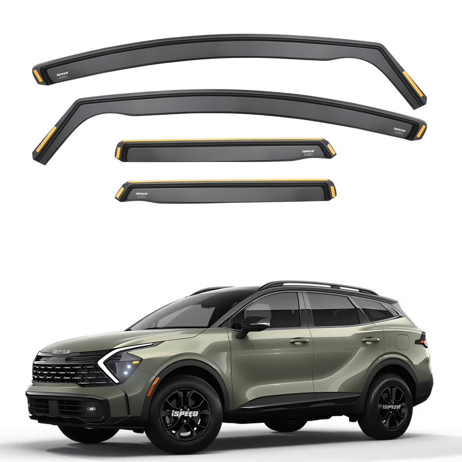 Kia Sportage MK5 2021-2025 5-Door SUV Wind Deflectors 4pc Set