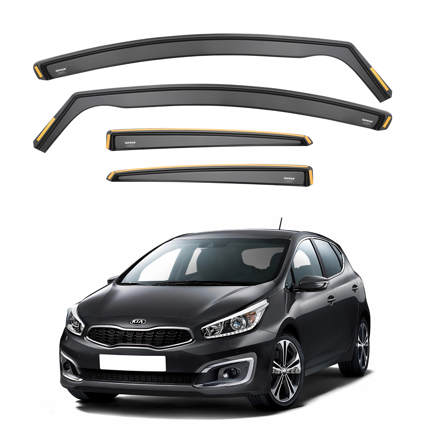 Kia ISPEED® Tinted Wind Deflectors