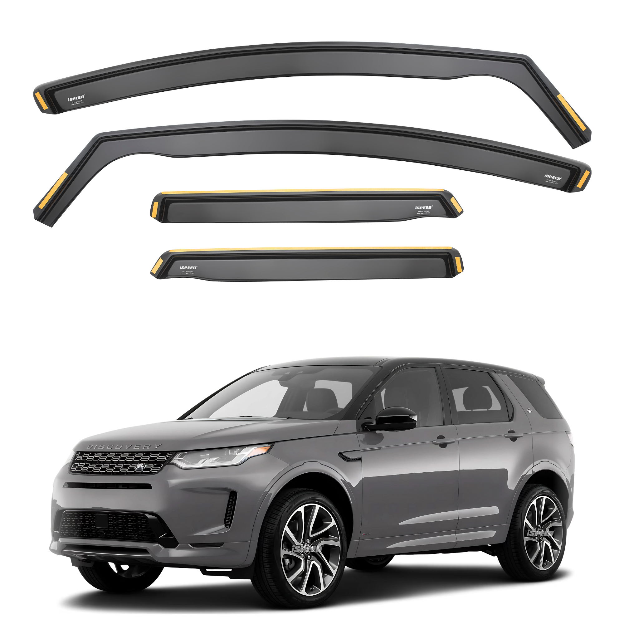 Land Rover Discovery Sport 2014-2025 Wind Deflectors 4pc Set – ISPEED
