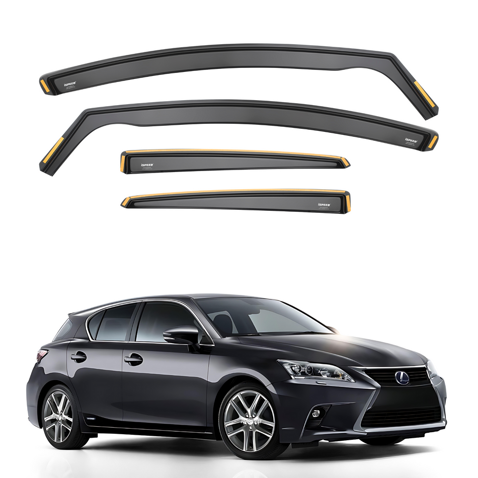 Lexus CT 200h 2011-2022 5-Door Hatchback Wind Deflectors 4pc Set