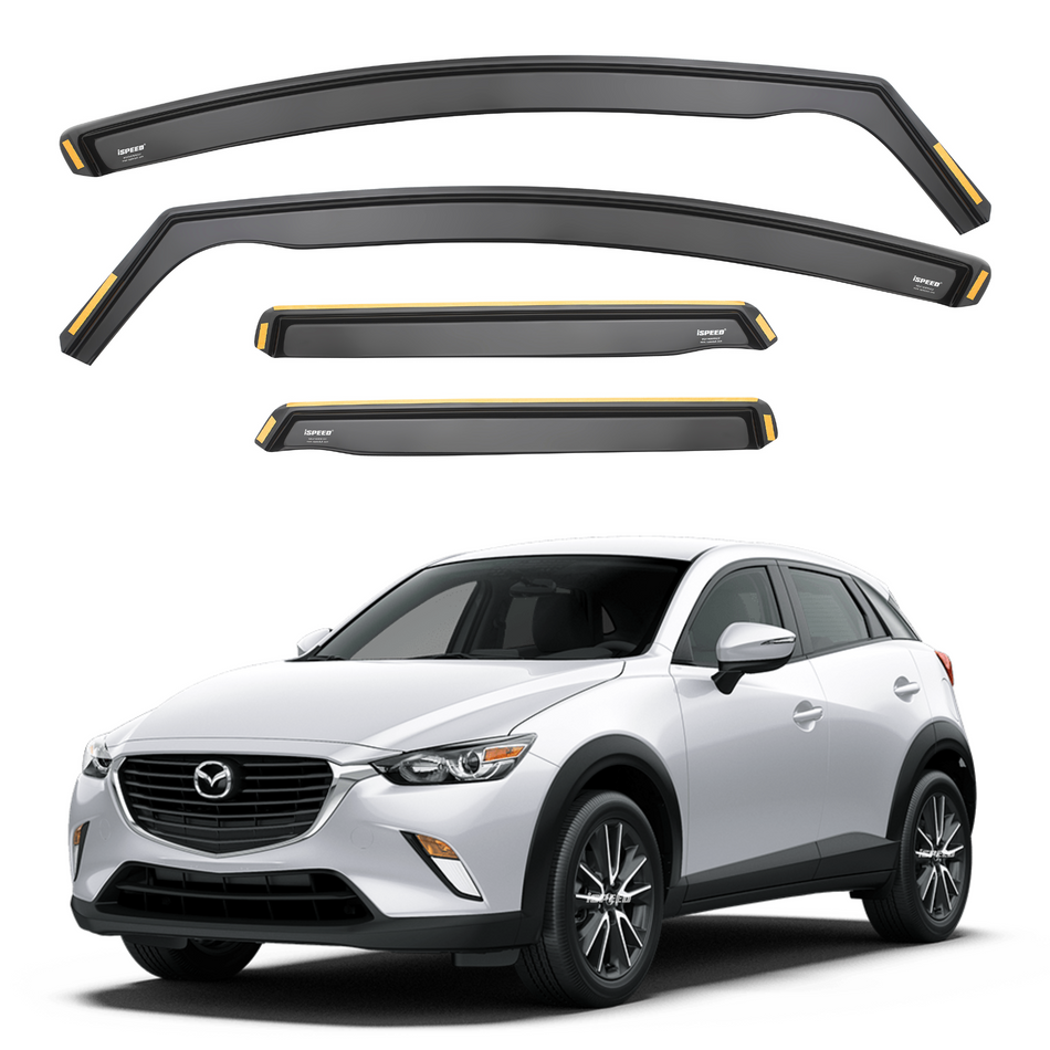 Mazda CX-3 2015-2024 Wind Deflectors 4pc Set