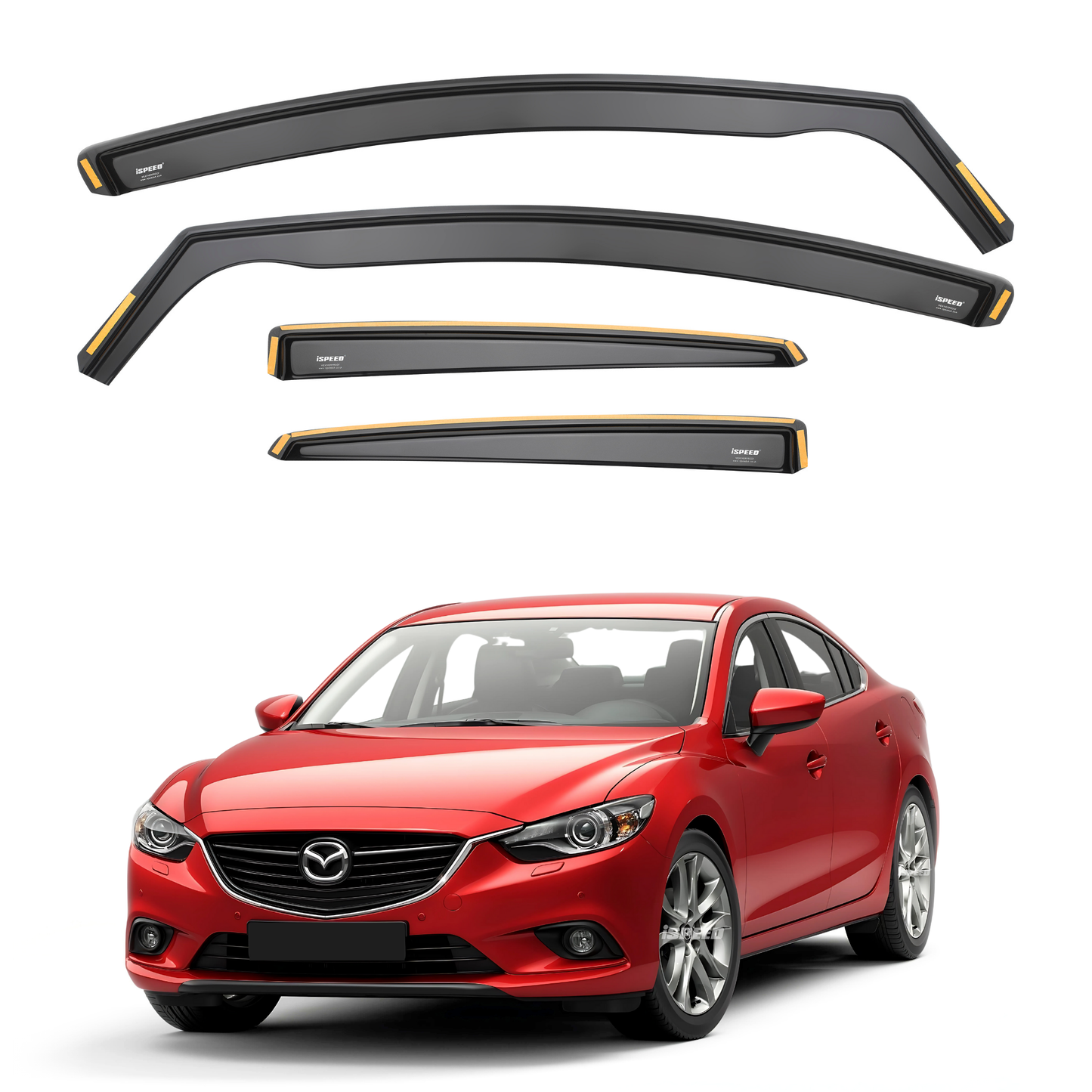 Mazda ISPEED® Tinted Wind Deflectors