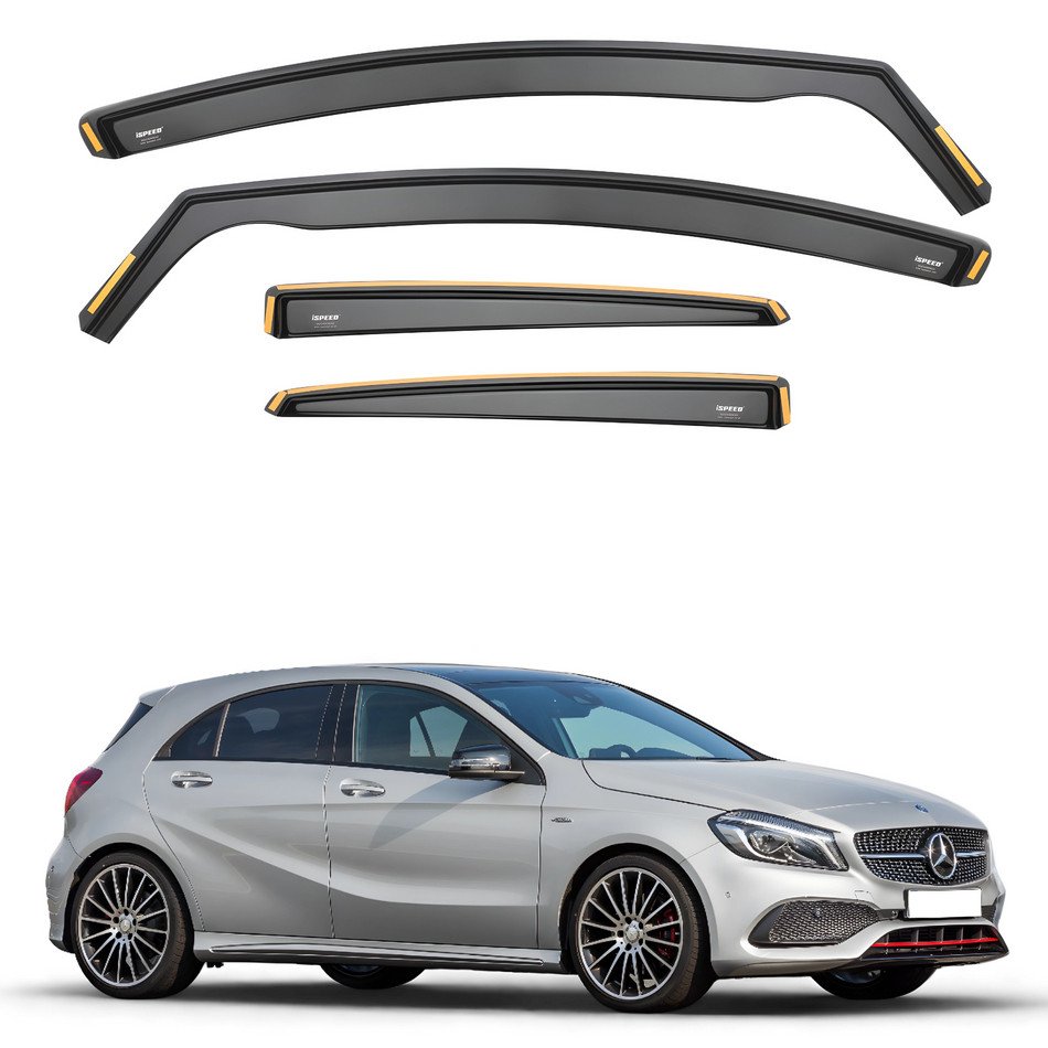 Mercedes A-Class W176 2012-2018 5-Door Hatchback Wind Deflectors 4pc Set