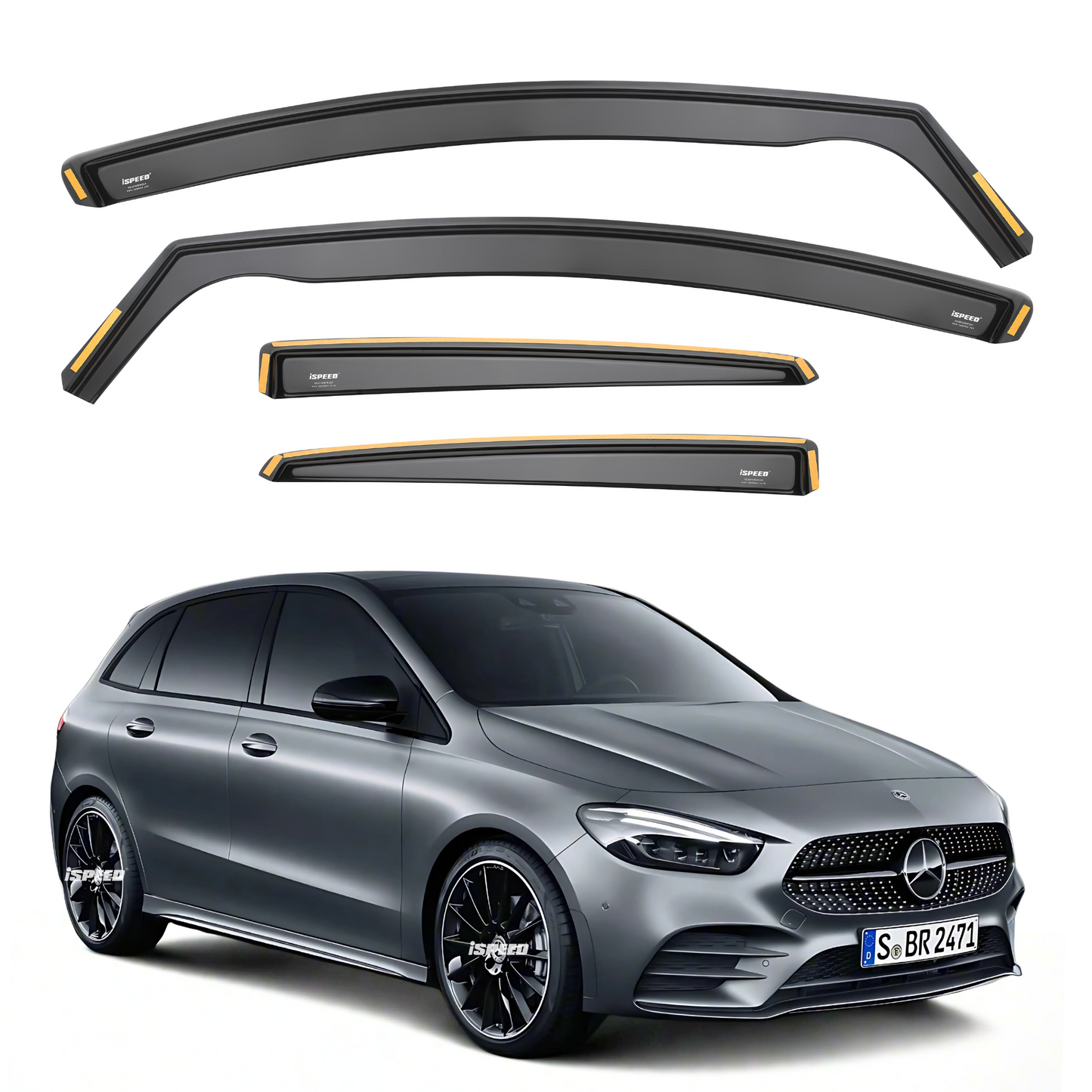 Mercedes ISPEED® Tinted Wind Deflectors