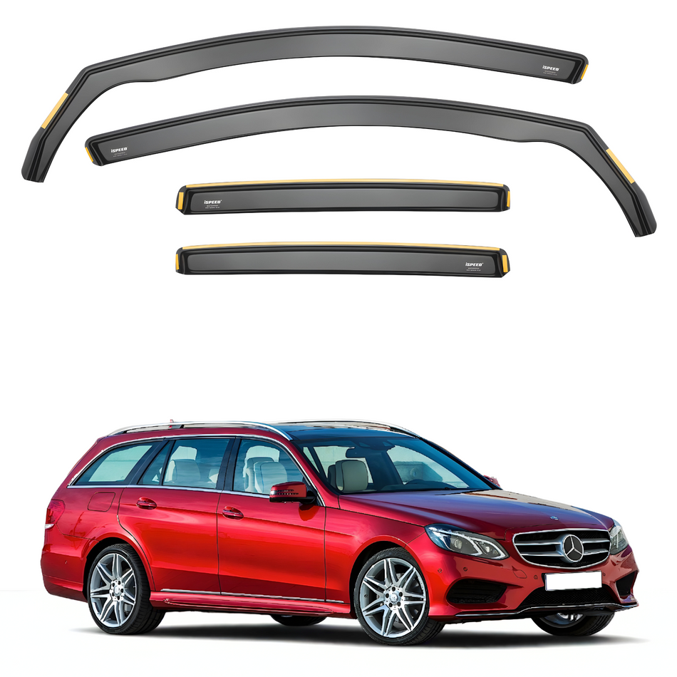 Mercedes E-Class W212 2009-2016 5-Door Estate Wind Deflectors 4pc Set