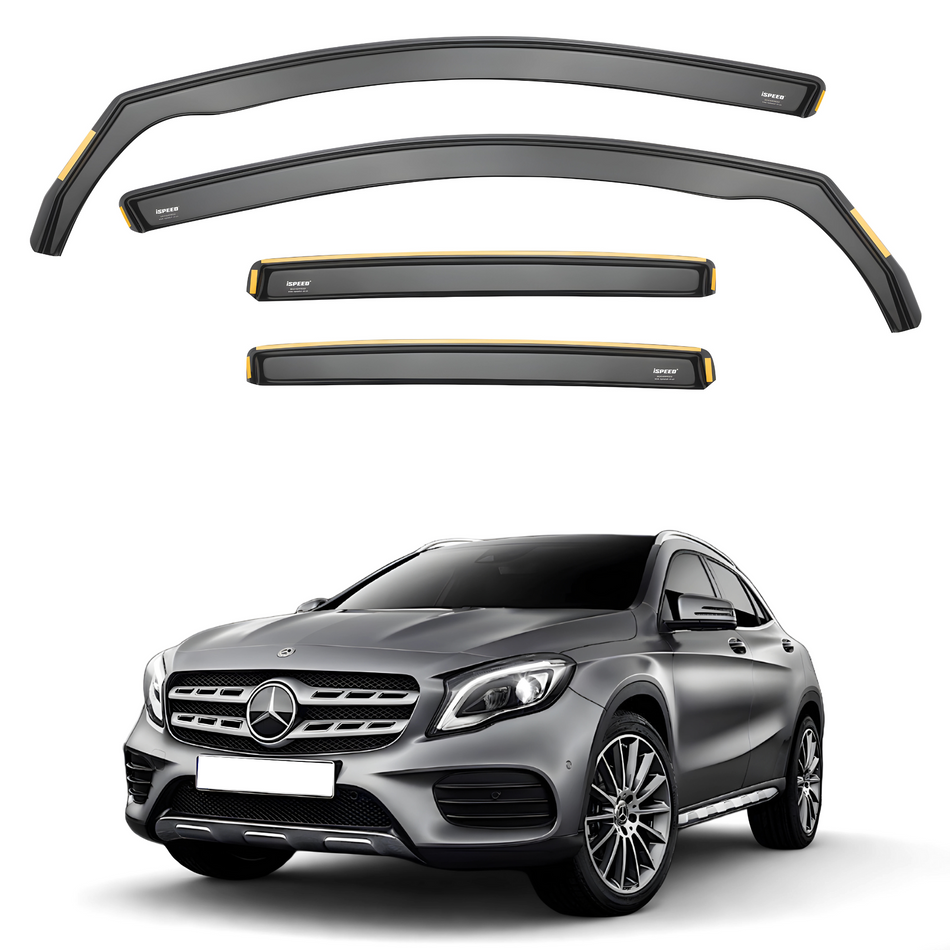 Mercedes GLA MK1 X156 2014-2020 5-Door SUV Wind Deflectors 4pc Set