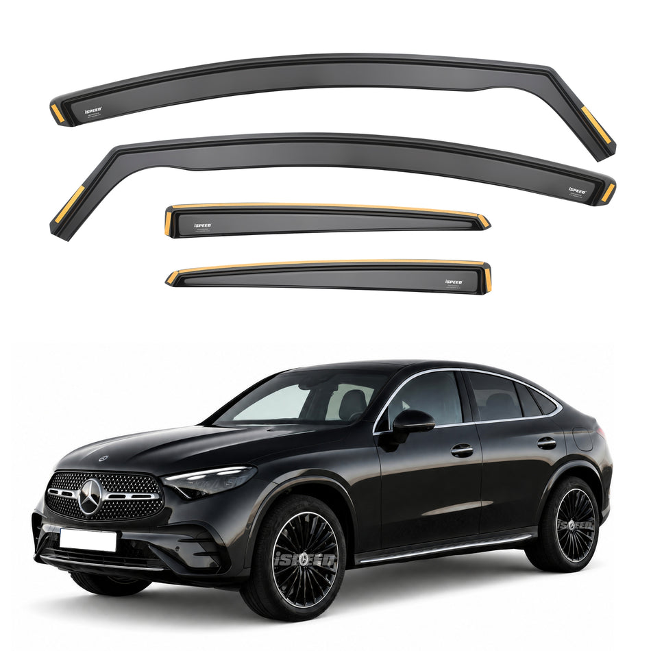 Mercedes GLC Coupe MK2 2023-2027 Wind Deflectors 4pc Set