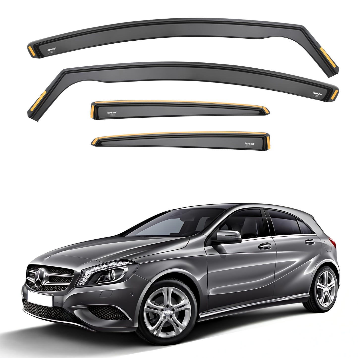 Mercedes ISPEED® Tinted Wind Deflectors