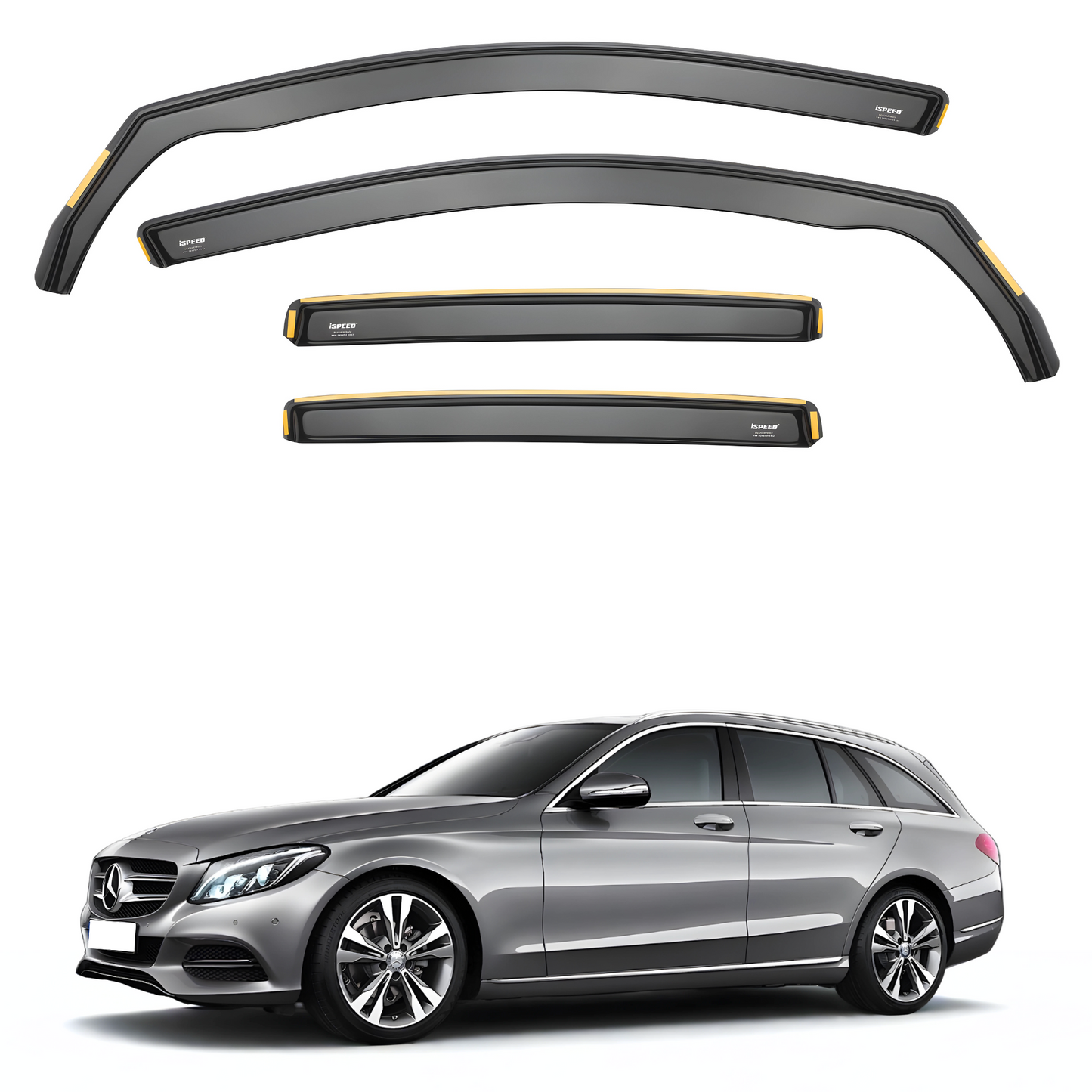 Mercedes ISPEED® Tinted Wind Deflectors