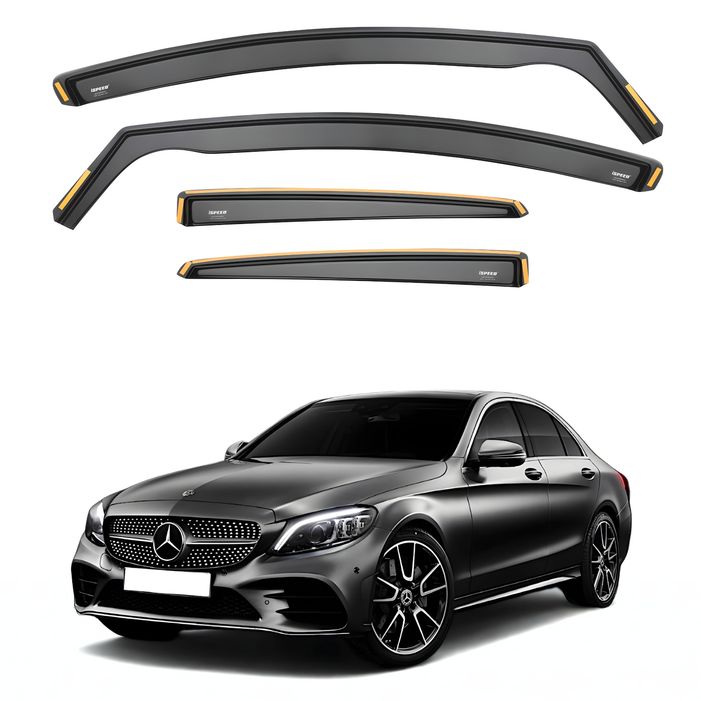 Mercedes ISPEED® Tinted Wind Deflectors