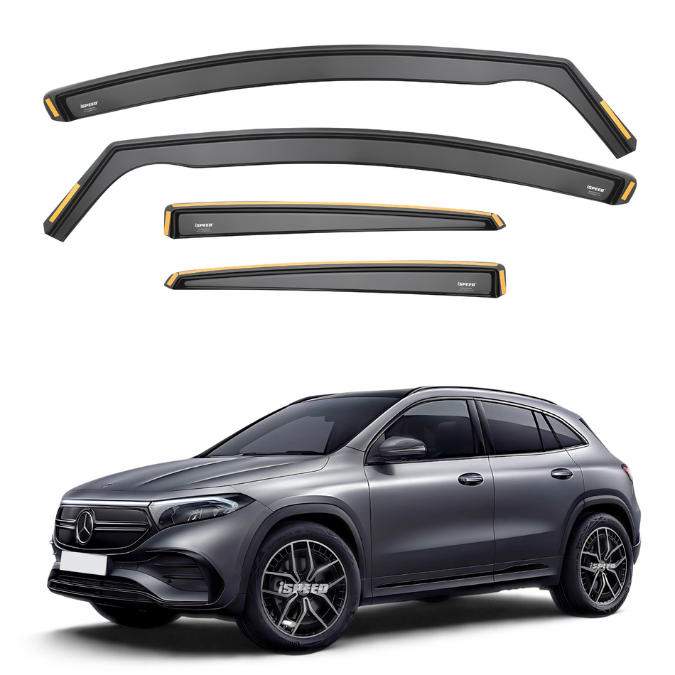 Mercedes EQA MK1 2021-2025 5-Door SUV Wind Deflectors 4pc Set