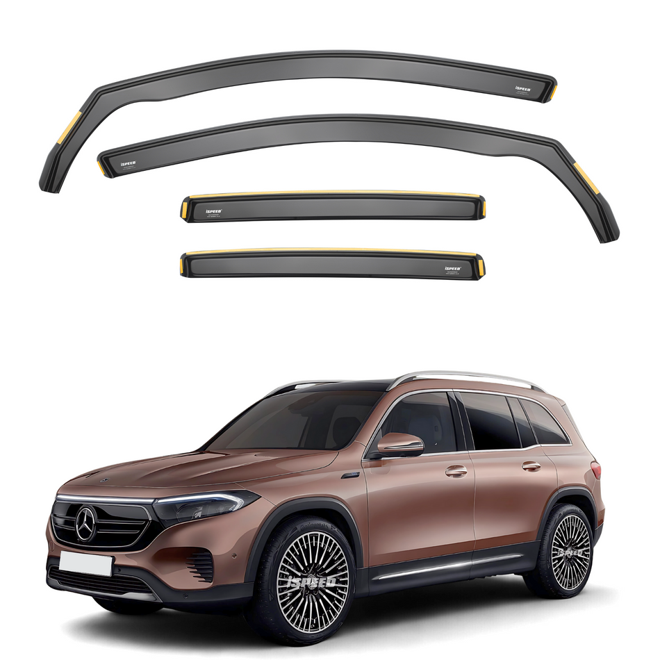 Mercedes EQB MK1 X243 2021-2025 5-Door SUV Wind Deflectors 4pc Set