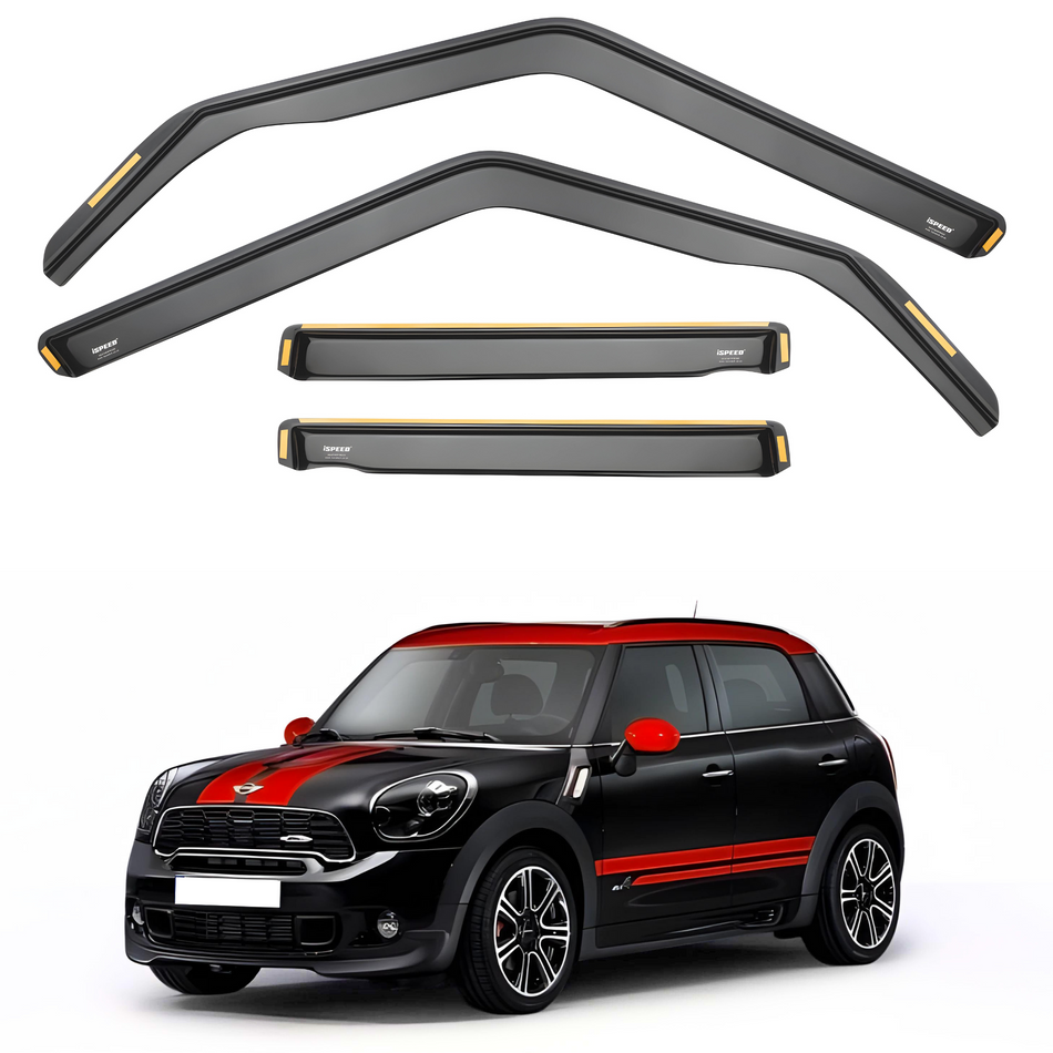 Mini Countryman MK1 2010-2016 5-Door SUV Wind Deflectors 4pc Set