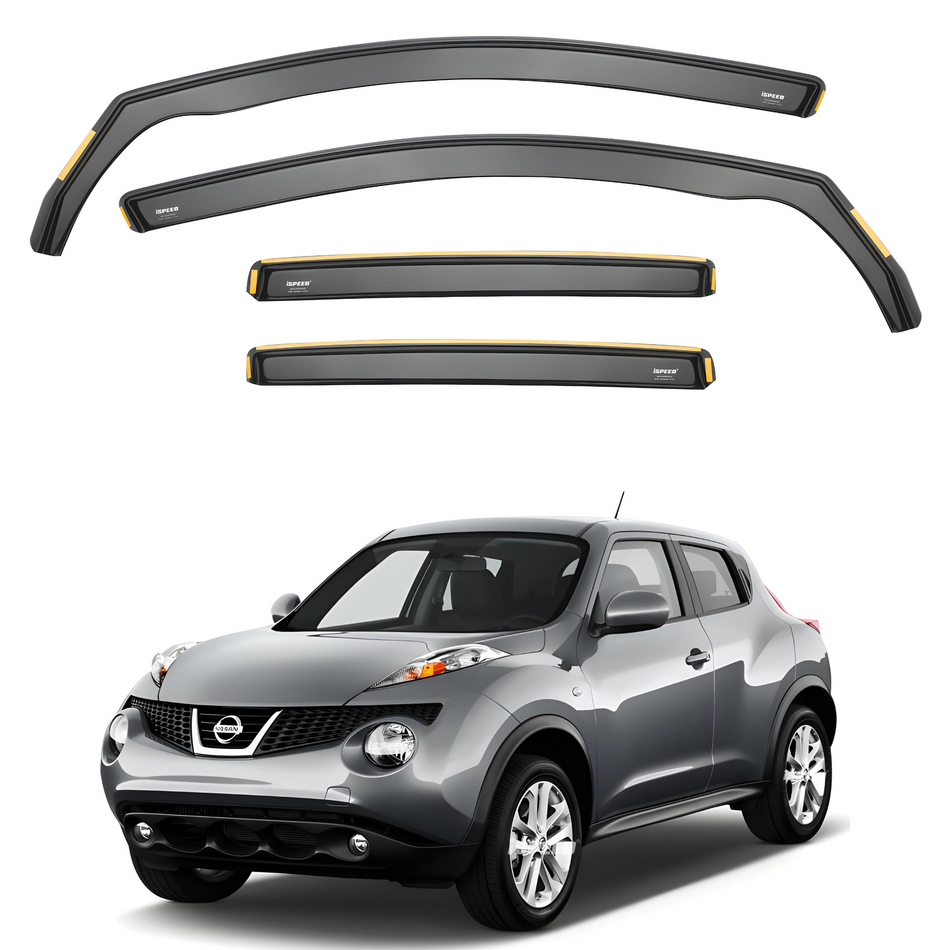 Nissan Juke MK1 2010-2019 5-Door SUV Wind Deflectors 4pc Set