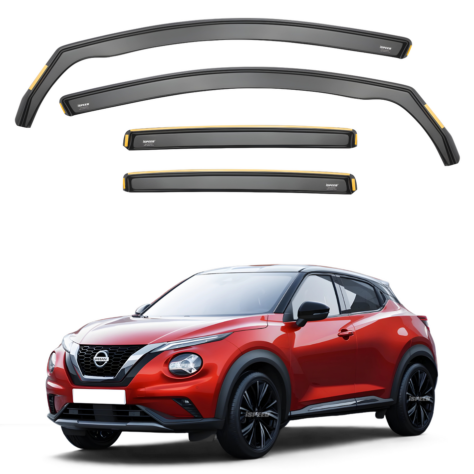 Nissan Juke MK2 2019-2025 5-Door SUV Wind Deflectors 4pc Set