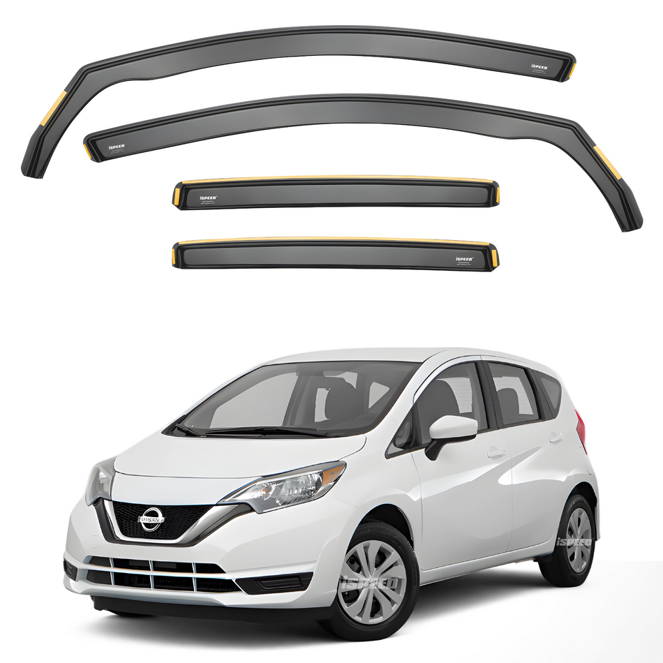 Nissan Note MK2 2013-2018 5-Door MPV Wind Deflectors 4pc Set