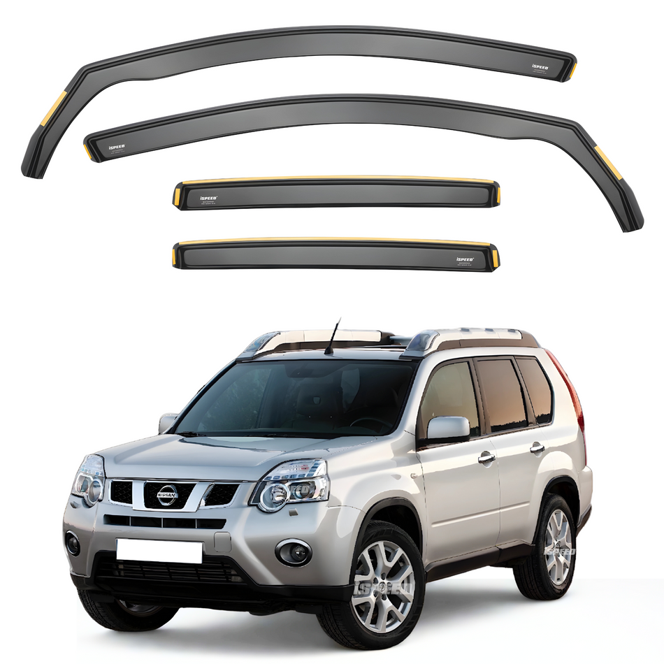 Nissan X-Trail MK2 T31 2007-2013 5-Door SUV Wind Deflectors 4pc Set