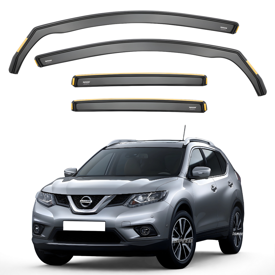 Nissan X-Trail MK3 T32 2013-2021 5-Door SUV Wind Deflectors 4pc Set