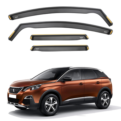 Peugeot 3008 MK2 2016-2023 Wind Deflectors 4pc Set