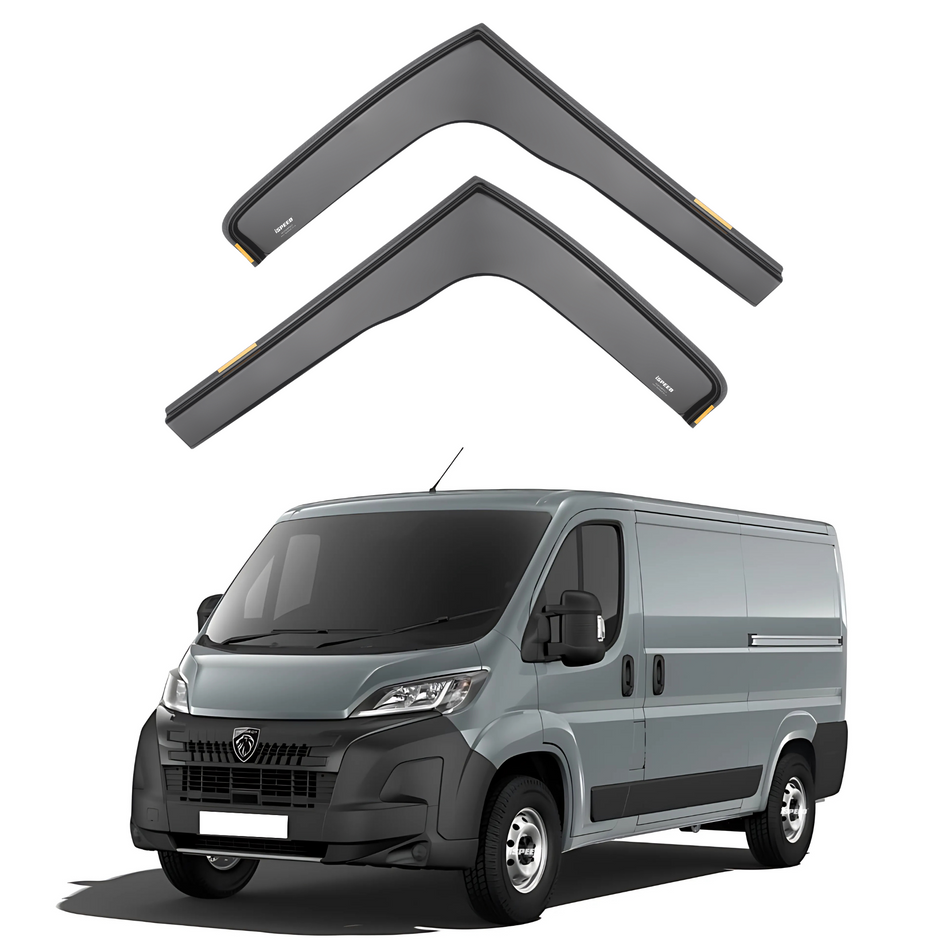 Peugeot Boxer MK3 2006-2024 Wind Deflectors 2pc Set