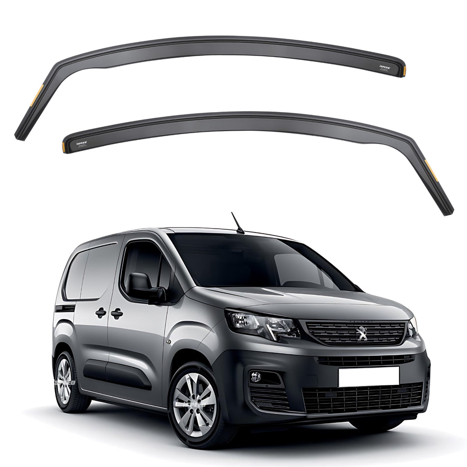 Peugeot Partner / Rifter MK3 2018-2025 Wind Deflectors 2pc Set