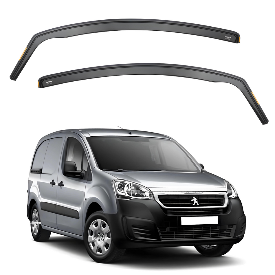 Peugeot Partner/Teepee MK2 2008-2018 Wind Deflectors 2pc Set