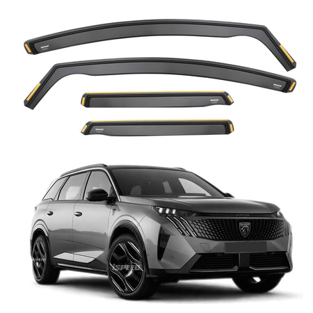 ISPEED Peugeot 5008 MK3 2024-2026 5-Door SUV Wind Deflectors 4pc Set - 2024 2025 2026