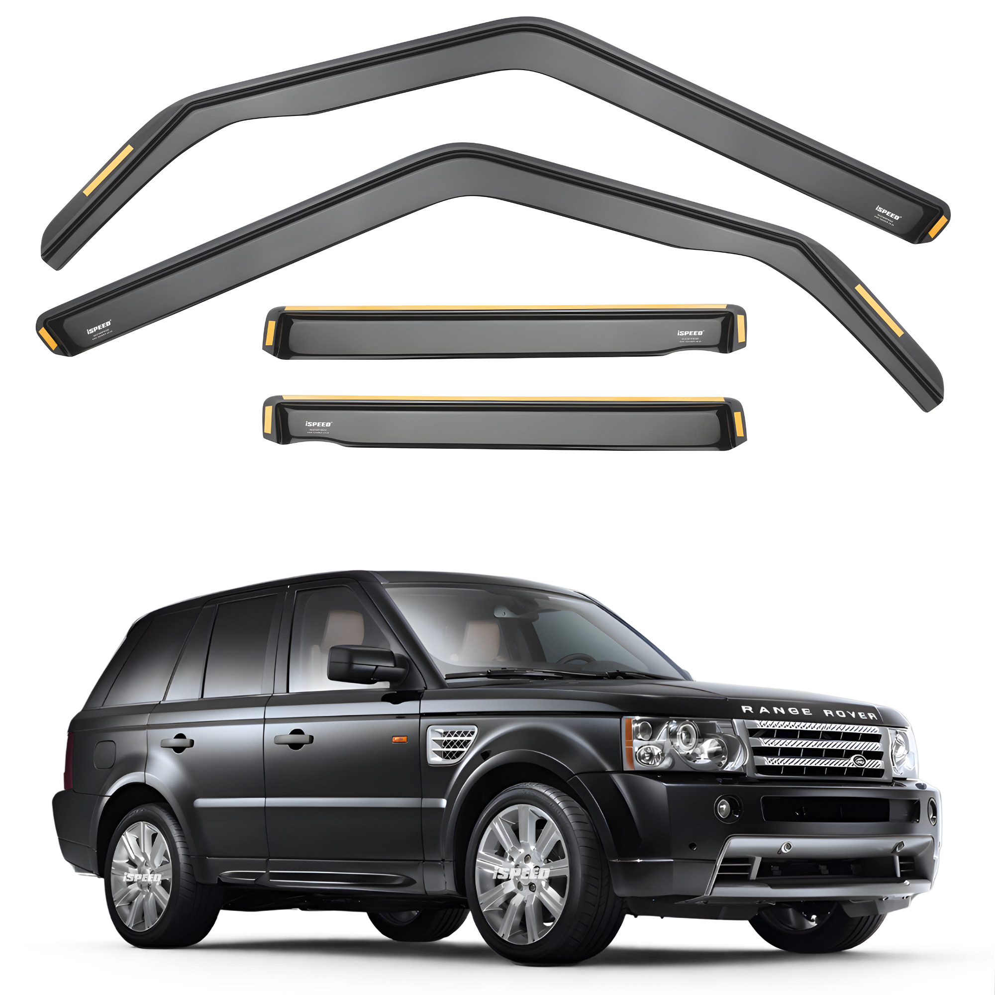 Range Rover Sport MK1 2005-2013 5-Door SUV Wind Deflectors 4pc Set – ISPEED
