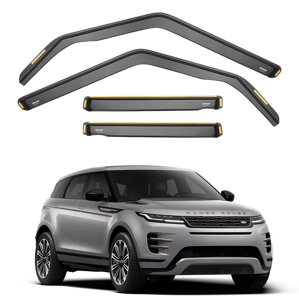Range Rover Evoque MK2 2018-2025 5-Door SUV Wind Deflectors 4pc Set