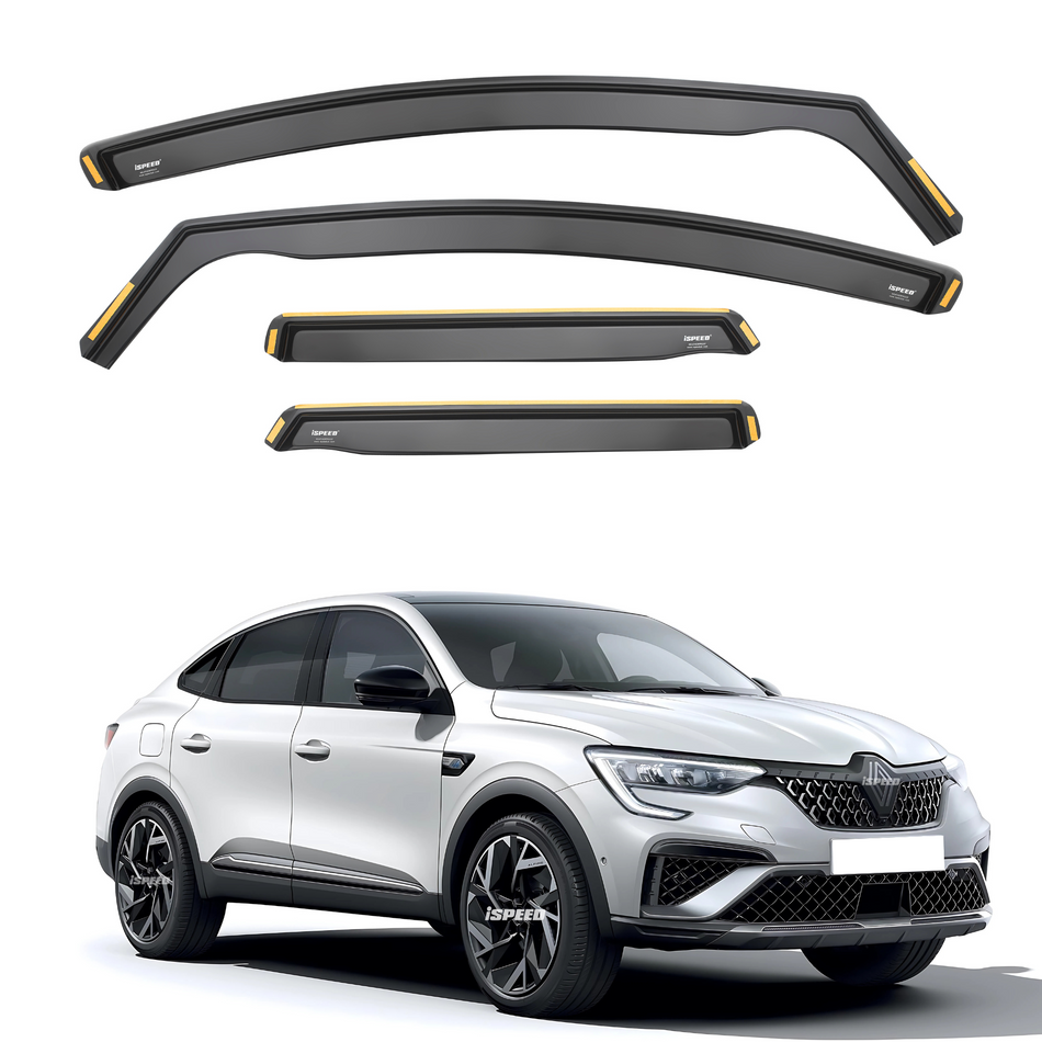 Renault Arkana 2020-2025 5-Door SUV Wind Deflectors 4pc Set