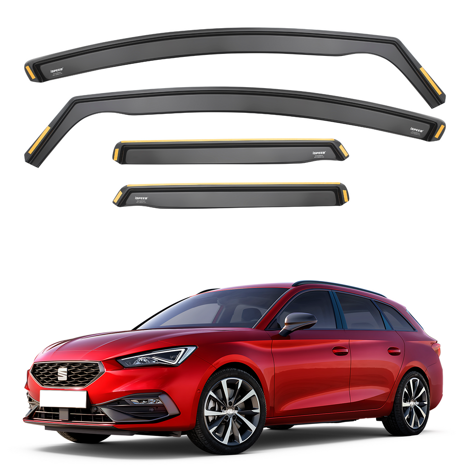 Seat Leon MK4 2020-2025 5-Door Estate Wind Deflectors 4pc Set