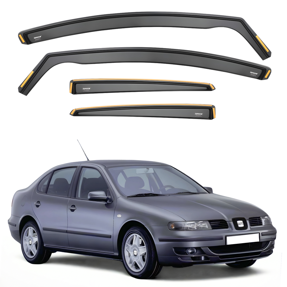 Seat Toledo MK2 1998-2004 4-Door Saloon Wind Deflectors 4pc Set