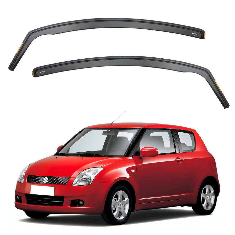 Suzuki Swift MK1 2005-2010 3-Door Hatchback Wind Deflectors 2pc Set