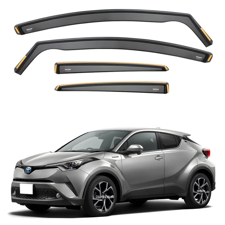 Toyota C-HR MK1 2016-2023 Wind Deflectors 4pc Set