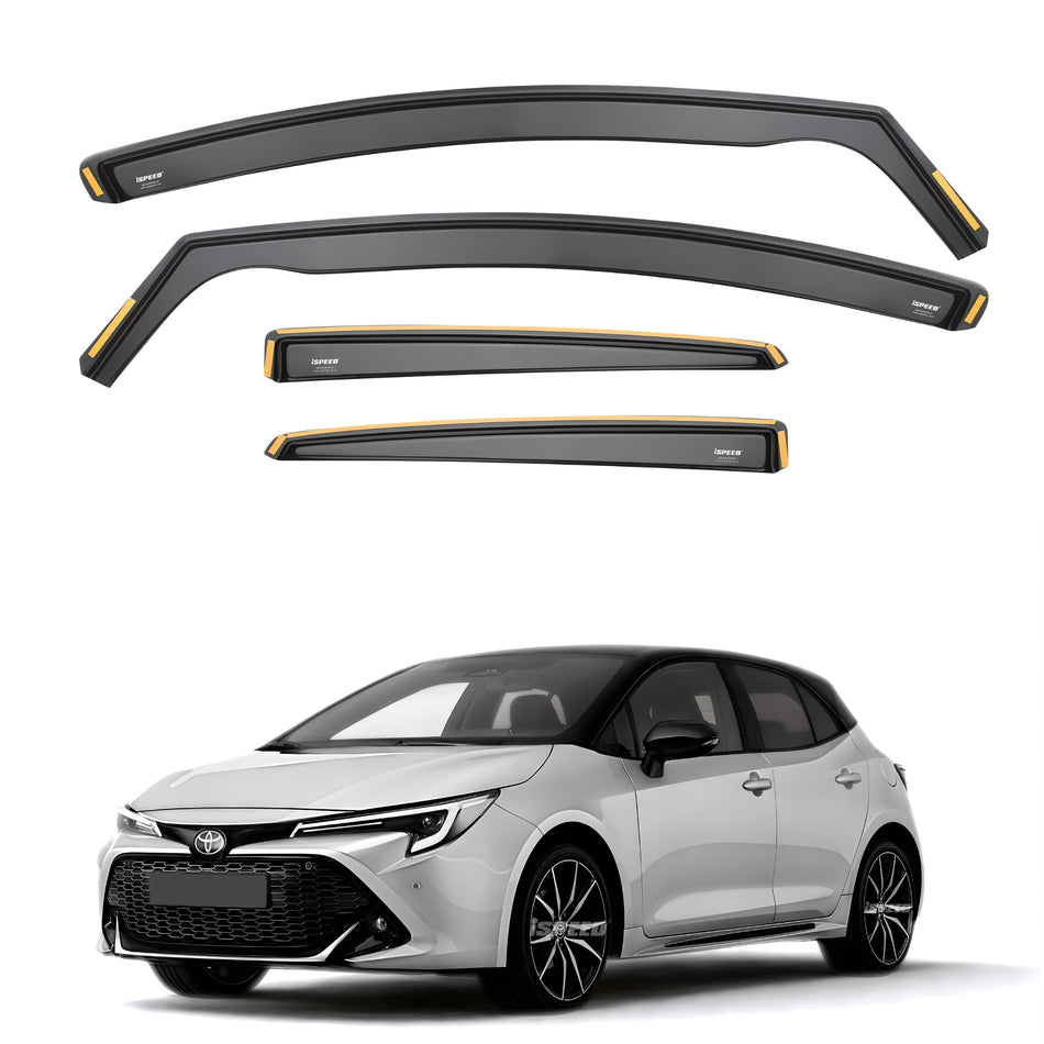Toyota Corolla MK12 2018-2026 5-Door Hatchback Wind Deflectors 4pc Set