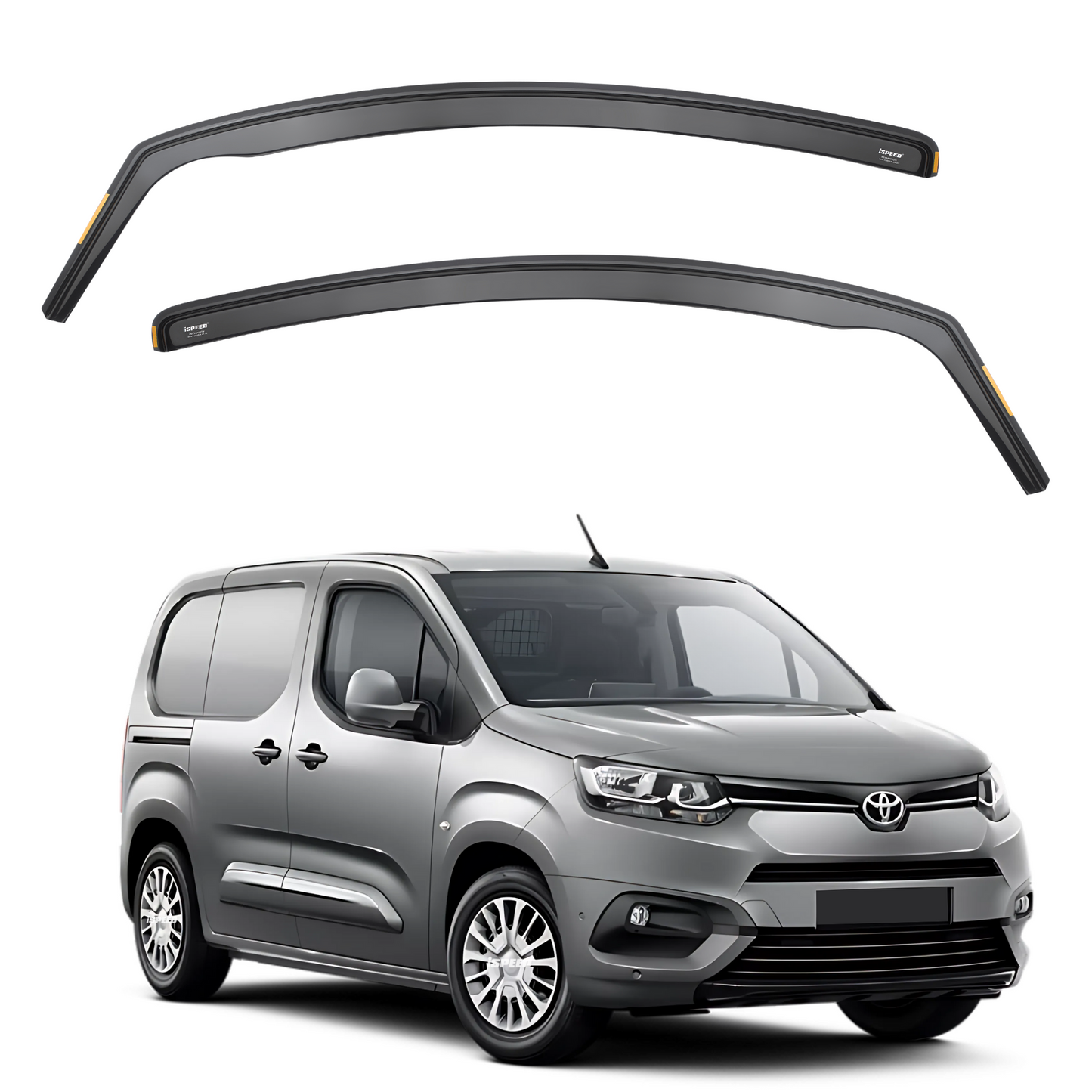 Toyota Proace City / Proace City Verso 2018-2025 Wind Deflectors 2pc Set