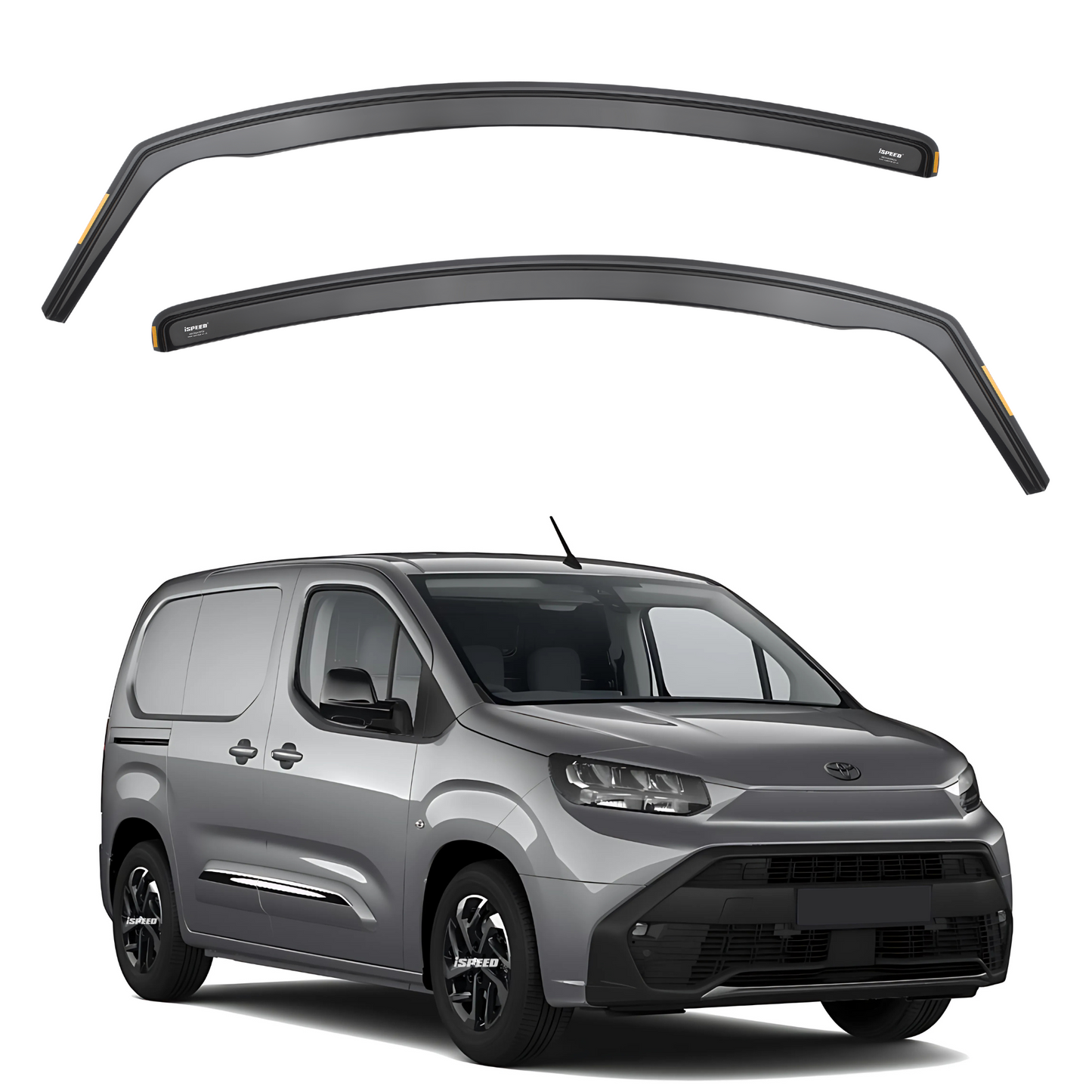 Toyota Proace City / Proace City Verso 2018-2024 Wind Deflectors 2pc Set