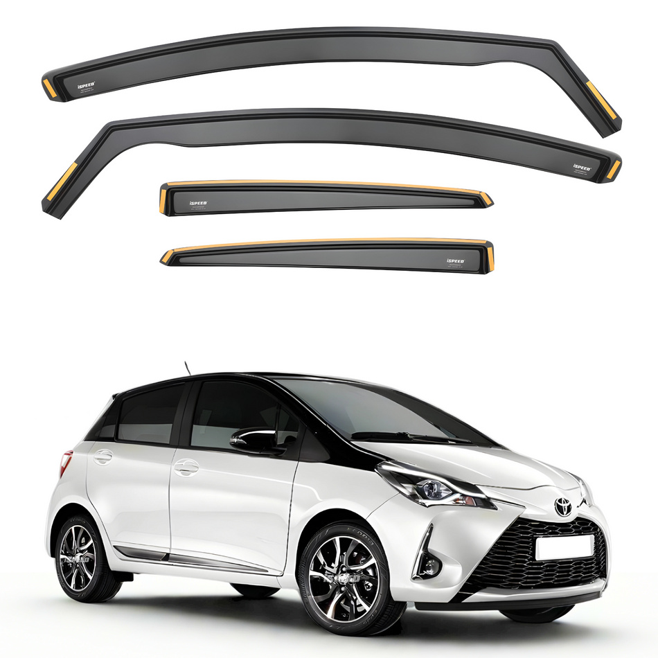 Toyota Yaris MK3 2011-2019 5-Door Hatchback Wind Deflectors 4pc Set