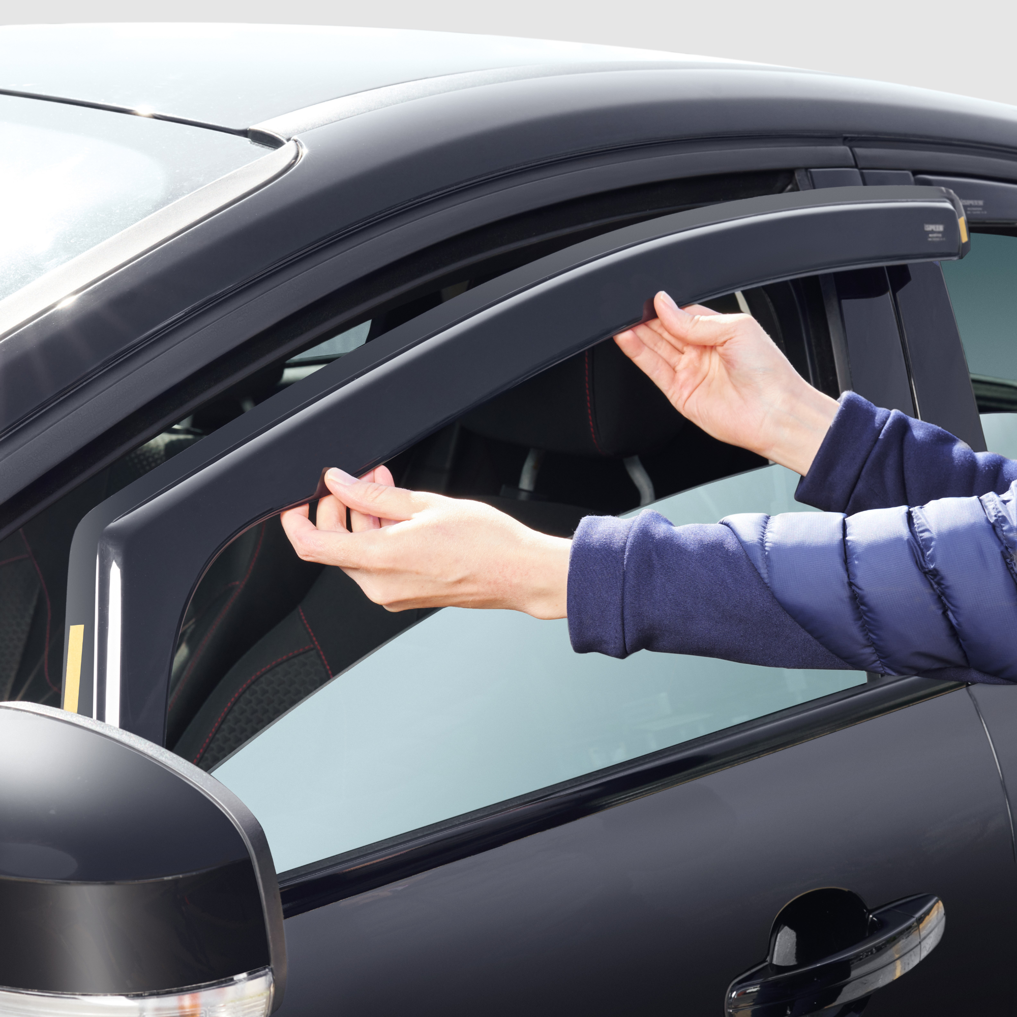 Pour Honda Accord 9 2013 2014 2015 2016 2017 Extérieur En Plastique Visière Éven - Foto 3